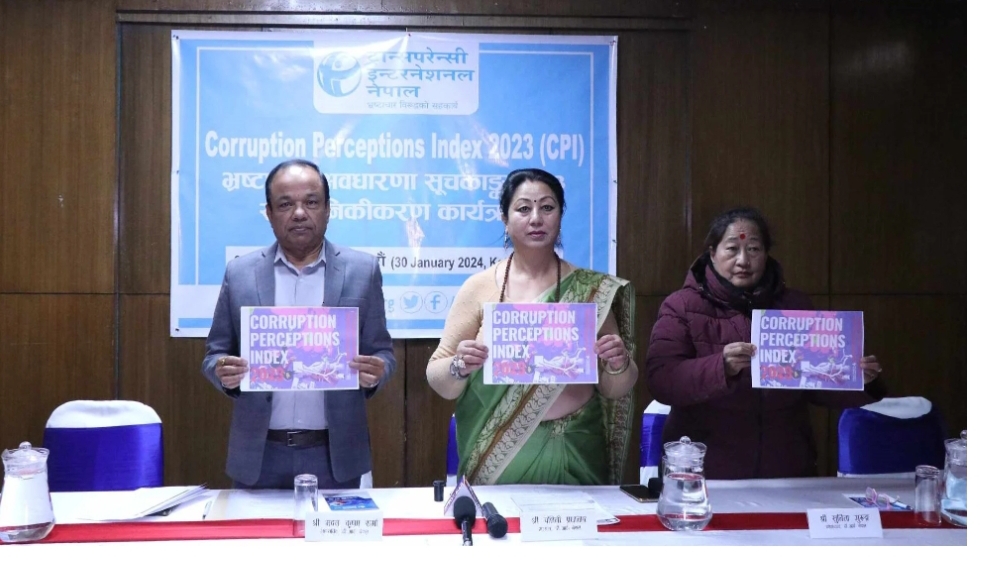 भ्रष्टाचार सूचकांक : १०८औं स्थानमा नेपाल